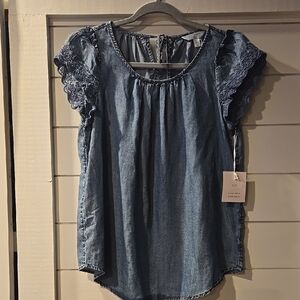 Denim Blue Women's Top